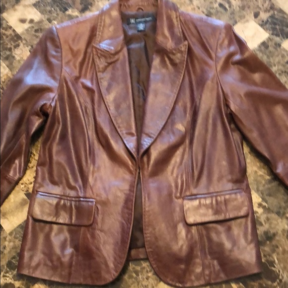 INC leather jacket, new without tags